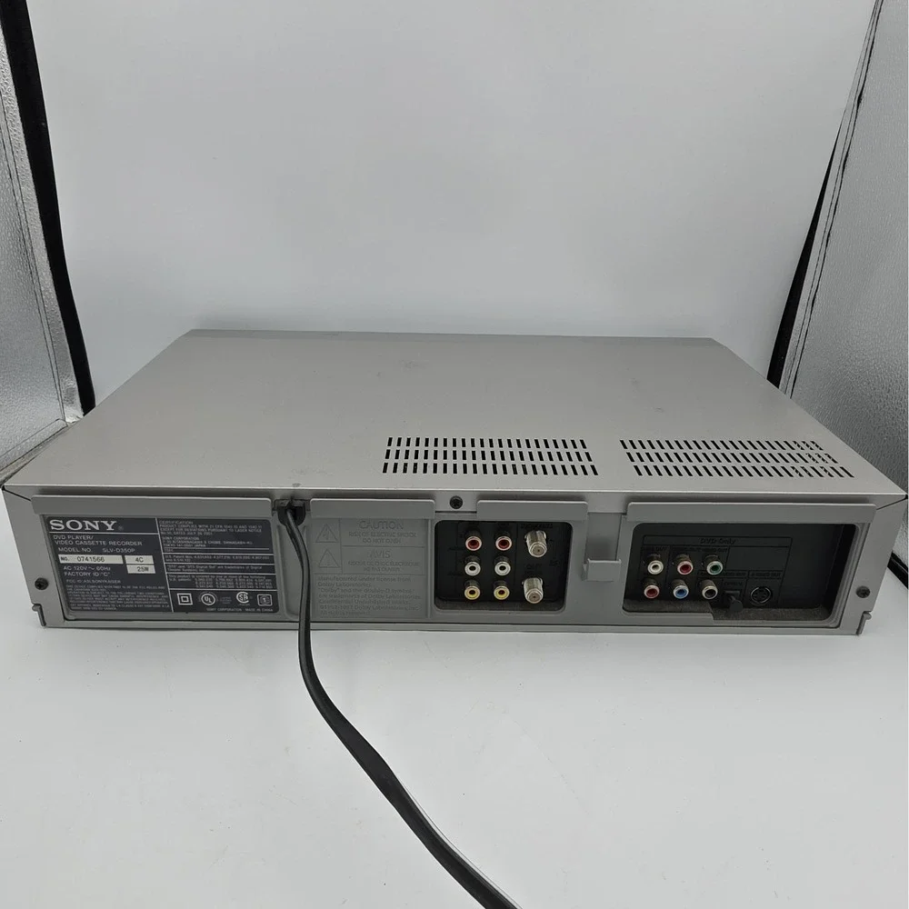 Sony SLV-D350P DVD Player VCR Combo VCR WORKS DVD Won't Work FOR PARTS ONLY